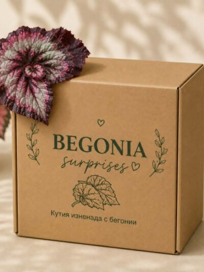 Мистериозна кутия с бегонии / Mystery Box Begonia