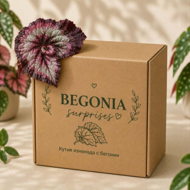 Мистериозна кутия с бегонии / Mystery Box Begonia
